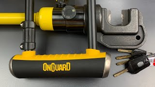 793 Hydraulic Cutter DEFEATED by OnGuard’s 17mm “Brute” Bicycle Lock Model 8001 [upl. by Neelon]