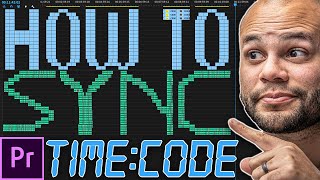 How To Sync Video and Audio To Timecode In Premiere Pro [upl. by Nivert]