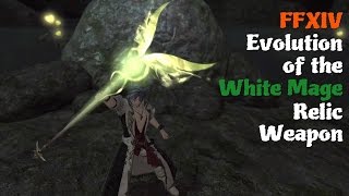 FFXIV Evolution of the White Mage Relic Weapon Feat Matoyas Cave Theme The Mushroomery [upl. by Aribold]