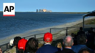 SpaceX launches Starship rocket as Trump and Elon Musk watch [upl. by Joachim]