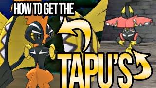 How to Catch Tapu Koko Tapu Bulu Tapu Lele amp Tapu Fini in Pokemon Sun amp Moon [upl. by Weidman]