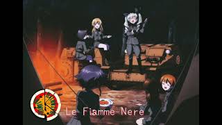 Girls und Panzer OST Le Fiamme Nere Instrumental [upl. by Alleirbag]