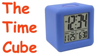 THE CUBE  Equity Alarm Clock with Silicone Jacket and ascending alarm time date Skywind007 [upl. by Litta680]