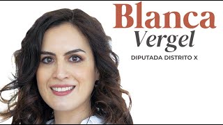 BLANCA VERGEL  Diputada Distrito X [upl. by Abocaj642]