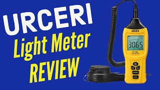 Urceri ET932 Light Meter Lux Meter Review for Photography Videography or Light Testing [upl. by Agustin]