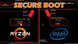 How to Enable Secure Boot on Gigabyte Motherboards  AMD and Intel  Convert MBR to GPT Windows 11 [upl. by Asirrak24]