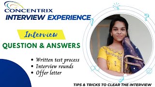 Concentrix Interview Experience  How to answer Concentrix Interview questions  Freshers interview [upl. by Ynnaffit]