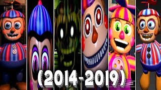 Evolution of Balloon Boy in Five Nights at Freddys to FNAF VR Help Wanted 20142019 [upl. by Aihcrop593]