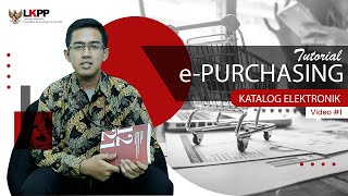 ePurchasing Katalog Elektronik  Part 1 [upl. by Nerual]