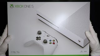 Xbox One S Unboxing  ASMR Unboxing [upl. by Ekim]