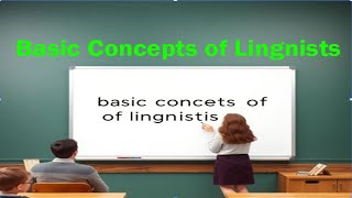 Basic Concepts of Linguistics  English hacks  Language Expert  Rana S [upl. by Lukey]