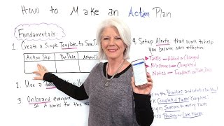 How to Make an Action Plan  Project Management Training [upl. by Idolem]