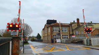 Attleborough Level Crossing Norfolk [upl. by Aicenert]