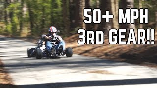 200cc Shifter Kart FIRST RIDE [upl. by Pinter]