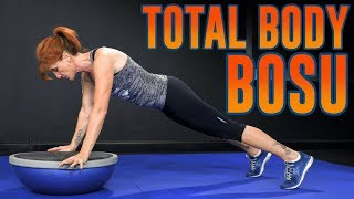 THE BEST BOSU BALL Workout For Beginners Follow Along [upl. by Nnaaihtnyc]