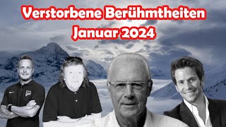 Trauer um verstorbene Stars die uns im Januar 2024 verlassen haben [upl. by Theodor]