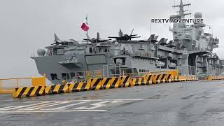 HALA dumating na Naman Ang Italian navy warship carrier sa south harbor MANILA CHINA kabado na [upl. by Oehsen857]