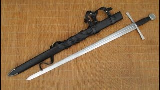 Medieval Review  Ronin Katana Euro 1 Arming Sword [upl. by Maggee451]