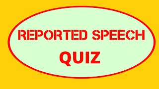 Reported speech – Test English Grammar Test [upl. by Ynaoj]