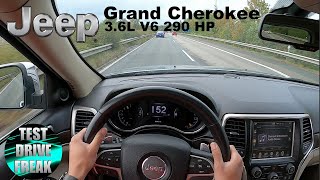 2014 Jeep Grand Cherokee Limited 36L V6 290 HP TOP SPEED AUTOBAHN DRIVE POV [upl. by Deppy]