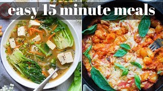 DELICIOUS 15 MINUTE MEALS VEGAN  PLANTIFULLY BASED [upl. by Adlesirk]