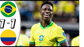 Brazil vs Colombia 11 Highlights and All Goals Copa América 2024 [upl. by Westfall]