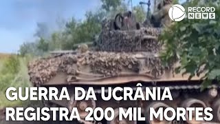 Guerra entre Ucrânia e Rússia registra quase 200 mil mortos [upl. by Nevada544]