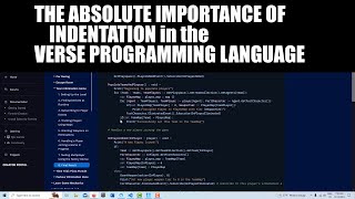 The Absolute Importance of Indentation in the Verse Programming Language Team Elimination Game [upl. by Ludlew]