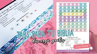 TABS PARA TU BIBLIA [upl. by Donough]