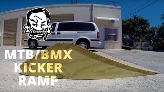 How to build a kicker ramp for BMX or MTB [upl. by Meensat]