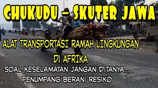 SKUTER JAWA  CHUKUDU  Alat transportasi ramah lingkungan di Afrika [upl. by Aikemat601]