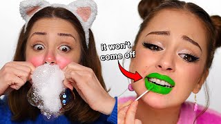 Testing WEIRD VIRAL Beauty Hacks [upl. by Attena]