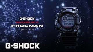 CASIO GSHOCK GWFD1000 FROGMAN [upl. by Fenn]