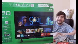 BEST TV FOR UNDER 200 VIZIO  32quot Class DSeries LED 1080p Smart TV Review and Unboxing [upl. by Atiugram]