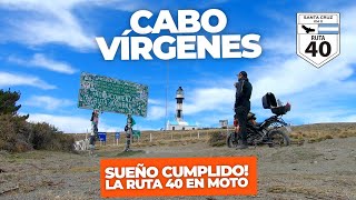 Sueño cumplido y emoción total Llego a Cabo Vírgenes y completo la Ruta 40 en moto [upl. by Rabiah]