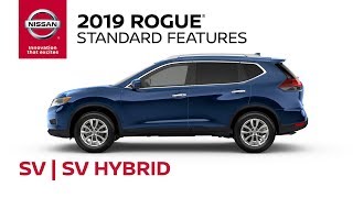 2019 Nissan Rogue SV and SV Hybrid  Model Review [upl. by Ativahs]