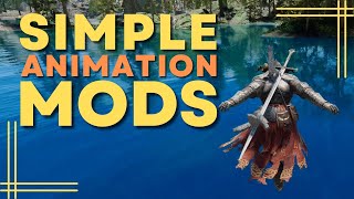 SIMPLE Skyrim Animation Mods to Enhance Your Gameplay [upl. by Edme571]