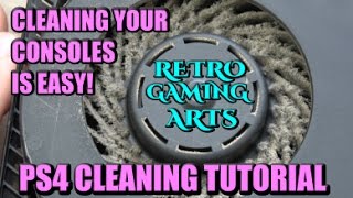 PS4 CLEANING TUTORIAL  RGA [upl. by Strait612]