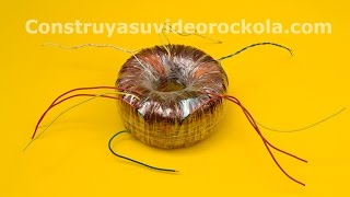 Calculation and homemade construction of a Toroidal Transformer [upl. by Suoivatco]