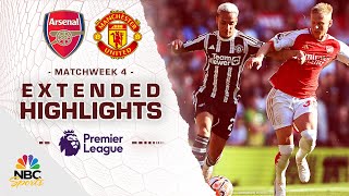 Arsenal v Manchester United  PREMIER LEAGUE HIGHLIGHTS  932023  NBC Sports [upl. by Janek]