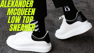 WATCH BEFORE YOU BUY Alexander McQueen Bicolor Leather LowTop Sneaker Unboxing and Detailed Review [upl. by Ainel436]