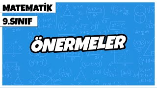 9 Sınıf Matematik  Önermeler  2022 [upl. by Decato]