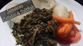 How to make Jamaican Callaloo and Saltfish  Hello Sweet Biscuit [upl. by Larena]