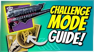 Fast amp Easy Harrowed Weapons  Master Kings Fall Raid Challenge Mode Guide  Destiny 2 [upl. by Roht]