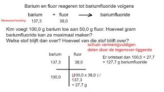 Oefenen met rekenen met massaverhoudingen [upl. by Giralda938]