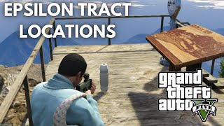 GTA 5  All 10 EPSILON PROGRAM TRACT LOCATIONS Secret Side Mission [upl. by Lellih]