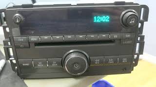 GM Radio VIN Clear amp Power Testing on 19982010s Model Radios [upl. by Ikir]