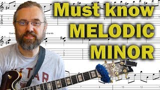 Things you NEED to know in Melodic minor [upl. by Alyosha]