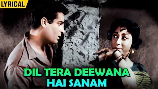 Dil Tera Deewana Hai Sanam Lyrical Shammi Kapoor  Lata Mangeshkar Mohd Rafi  Evergreen Songs [upl. by Anitaf]