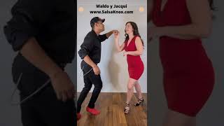 Cross Basic Step  How To Dance Cumbia With A Partner  Cumbia Dance With Waldo y Jacqui [upl. by Karoly186]